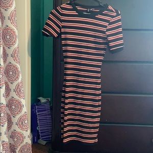 Striped H&M dress